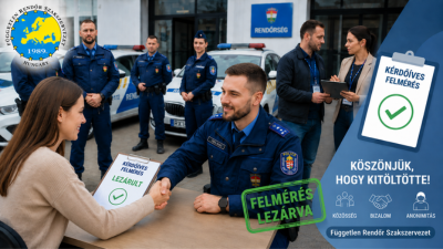 Lezárult a Rendőrség munkavállalói által fontosnak tartott juttatásokról szóló felmérésünk